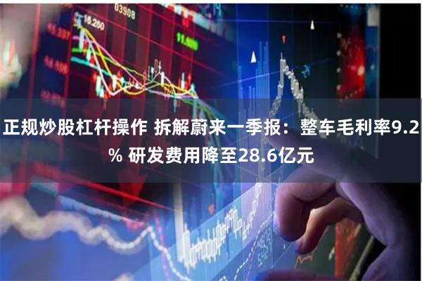 正规炒股杠杆操作 拆解蔚来一季报：整车毛利率9.2% 研发费