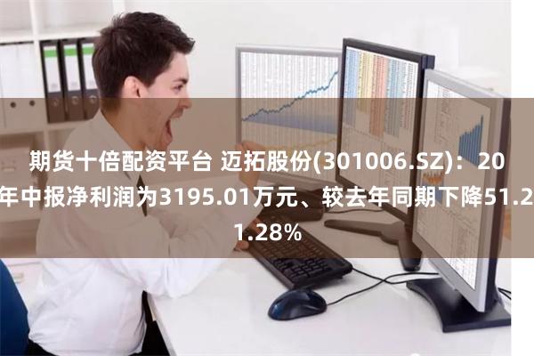 期货十倍配资平台 迈拓股份(301006.SZ)：2024年中报净利润为3195.01万元、较去年同期下降51.28%