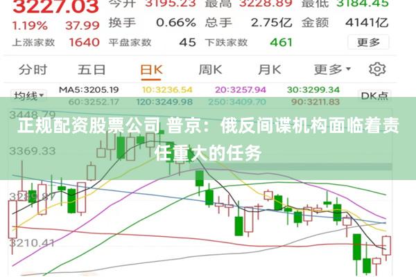 正规配资股票公司 普京：俄反间谍机构面临着责任重大的任务